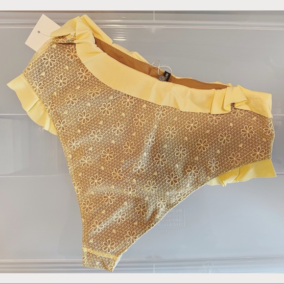 FOR LOVE & LEMONS Elle High Waist Lace Swim Bottom - Picture 8 of 9